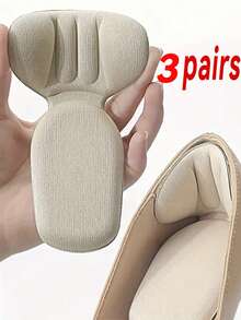 1双鞋跟贴垫，适用于宽松鞋子，鞋跟垫可紧贴过大的鞋子，男女通用，填充物可改善鞋子的合脚性和舒适度，防止脚后跟起水泡，配件礼品创意