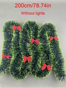 1 个 LED 白色雪花花环，用于圣诞树，无羽毛塑料装饰，适用于家庭和派对、教室家居室内外挂饰（LED 独立包装） - 彩色 - 查看 17