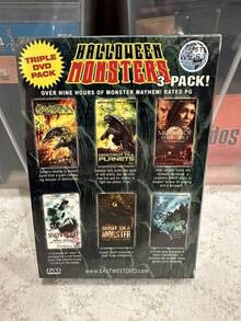 Halloween Monsters DVD 3 Disc Set 6 Movies 9+ Hours NEW FACTORY SEALED 3 PACK Sleeping Bag Bed Set - 1 - View 6