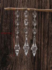 10 piezas de colgantes de pared con diseño de gota de agua, decoración del hogar, decoración de habitación, decoración de pared - Blanco - Ver 8