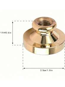 1PC Halloween Series Wax Seal - Classic Retro Design, Suitable For Envelopes/DIY Handmade Decoration Party Invitations And Gifts/Graduation Parties/Desktop Decoration Seals, Beautiful Witch, Castle And Halloween Element Patterns Brass Seal Heads