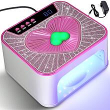 UV LED美甲灯，UV凝胶美甲烘干机，美甲固化灯，带4种定时设置和液晶显示屏，是情人节和圣诞节的理想礼物。 - 美規A型插(110-127V) - 查看 9