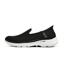 Skechers GO WALK 6 女式一脚蹬步行鞋 896236 - 黑色/白色 - 查看 7