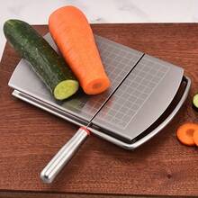 Piece Stainless Steel Cheese Slicer And Butter Cutter With Measurement - A Manual Kitchen Gadget For Even Slicing. It Is A Durable Baking Tool Suitable For Cheese, Butter, Jam, Etc., And Ideal For Food Preparation. It Features A Sleek Metal Surface And An Easy-To-Clean Surface. - 銀色 - 查看 8