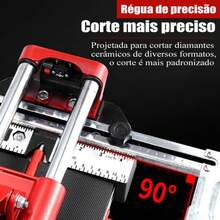 AUXOM Cortador De Piso 80/100 Para Corte de Piso Porcelanato Azulejo para Pedreiros
