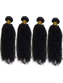 Mongolian Afro Kinky Curly Bundles 1/3/4PCS Human Hair Extensions Unprocessed Virgin Human Hair Weave Bundles Jerry Curl Human Curly Hair Bundles Curly Bundles Curly Bundles Human Hair Curly Human Hair Bundles Curly Hair