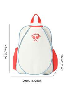 Unisex Badminton & Tennis Racket Backpack - Professional Sports Training Bag, Large Capacity Racket Bag With Shoe Compartment, Lightweight Fitness Bag, Suitable For Outdoor Fitness, Travel And Court Sports Storage