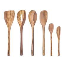 Tovolo 6pc Olive Wood Kitchen Utensil Set - Default - View 6