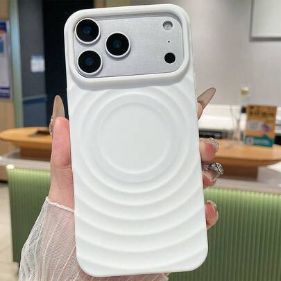 Ốp lưng điện thoại từ tính MagSafe kiểu dáng tối giản, lực từ mạnh 1800G, chất liệu TPU mềm dẻo chống sốc, tương thích với iPhone 11/12/13/14/15 Pro Max/16/16 Plus/16 Pro/16 Pro Max/17 Pro Max/17, phù hợp cho công việc, sử dụng hàng ngày, văn phòng và làm quà tặng.
