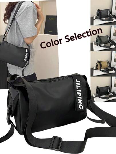 Zaino casual piccolo da esterno unisex, borsa a spalla multifunzione per sport