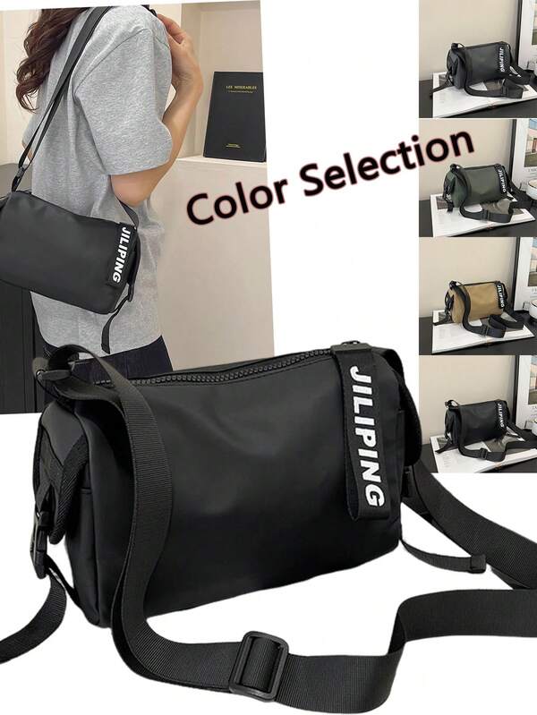 Mochila pequeña casual y deportiva de uso unisex, bolsa de hombro multifunción