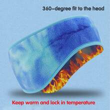 1 Piece Outdoor Sports Sweat-Absorbing Warm Headband, Cold Weather Ear Warming Headband, Suitable For Autumn And Winter, Unisex