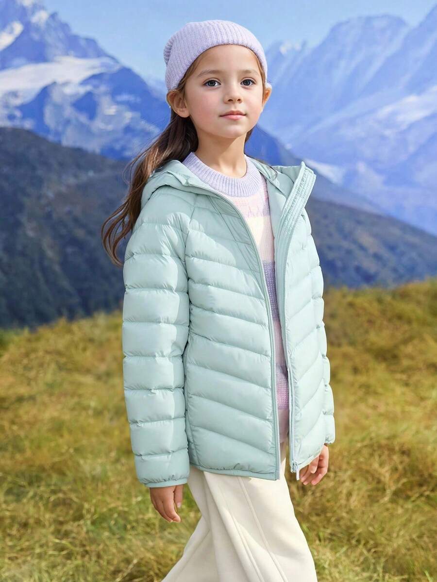 Balabala 儿童连帽羽绒服，保暖冬装，防水防风，舒适保暖