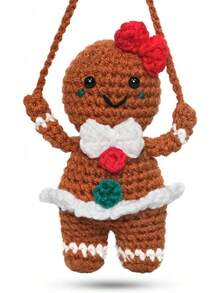 OASSIE Christmas Tree Decorations  Crochet - Crochet Christmas Tree With Card - Stocking Stuffers For Xmas Party Decorations, Holiday Decor Gifts For Women Mom Grandma Friends Family - Quế – Gừng Joy - Xem 1