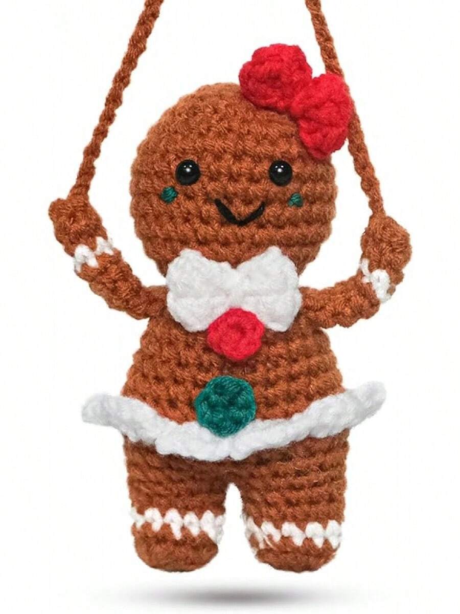 OASSIE Christmas Tree Decorations  Crochet - Crochet Christmas Tree With Card - Stocking Stuffers For Xmas Party Decorations, Holiday Decor Gifts For Women Mom Grandma Friends Family - Quế – Gừng Joy - Xem 1