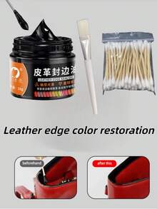 Leather Shoe Dye - Four Colors Available (Includes Brush And Cleaning Swabs) Shoe Upper Repair Agent Leather Scratch Repair Cream Leather Recoloring, Restoration, And Care For Bags, Sofas, Shoes, And Furniture., Shoe, Spring Summer Picks, Brides Maid Gifts, Room, Bedroom Decor, Bedroom Decor, Beach, Travel, For Men, For Women, Vacation,Wedding,Y2k,Party,Mother's Day Gift,Bedroom Decor,Garden,Kitchen Decor,Summer,Beach,Travel Essentials,Room Decor,Squishy,Graduation - Multicolor - View 7