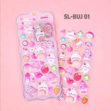 Pegatinas apretables con diseño de lindos traseros de animales para alivio del estrés, arte de pegatinas 3D de burbujas para niños y niñas