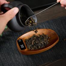 IWEEGA 1个可充电迷你茶叶秤，香料秤，200克/0.1克精确刻度，适用于意式浓缩咖啡和手冲咖啡，咖啡豆数字厨房秤，茶叶剥皮秤，带背光液晶显示屏，便携式旅行电子秤 - 彩色 - 查看 5