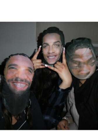 3D-helmask, nyhet för fest, upptåg, maskeradbal, dammtät, balaklava