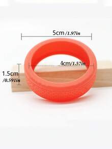 Luggage Wheel Rubber Cover, Silent Travel Suitcase Roller Replacement Swivel Wheel Accessories Protective Cover,Chair Sound Reduction Silicone Protection Cover, Noise Reduction Cover Mute To Reduce Wheel Noise, Trunk Caster Protection Cover, Carry-On Baggage Wheel Cover, Suitable For Most Trunk Kits, Necessary For Travel Trunk Office Seats. - Multicolor - View 8