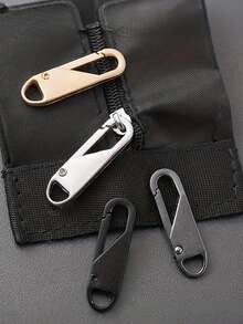 4-Piece Set Of Instant Zipper Pullers For Easily Replace Torn Or Broken Zippers On Travel Bags, Clothing, School Bags, And Handbags - Premium Zipper Pullers - Premium Zinc Alloy Zipper Sliders For Luggage, Jackets, Backpacks, Boots, Purses, And Coats - Multicolor - View 5