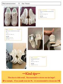 Alan Vincent[免退貨][Urban Sports Shoes 系列]新款卡其色女款運動鞋，厚底增高設計，舒適時尚，適合跑步、休閒運動及各種場合，透氣網布女鞋 - 米色 - 查看 6