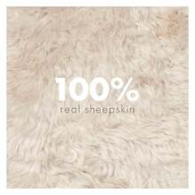 Sheepskin Long Hair 2x3 Ft | Bedside Rugs For Bedrooms, Sofa, Chair Or The Dining Table | Each Sheepskin Rug Isand Created By Nature | Small Fluffy Rug In Color Beige - Multiwarna 837 - View 4