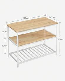 VASAGLE Baker's Racks - Dąb Biały - Zobacz 4
