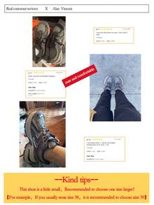 Alan Vincent[City Sneaker Series]Grey Sneakers Shoes Women 2025 New Thick-Soled Sports Shoes For Women Comfortable And Fashionable Running Shoes Height Increasing Casual Sneakers Women Outdoor  Shoes Ladies Shoes Breathable Mesh - Grey - View 7