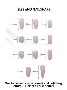 10pcs Almond-Shaped Light Pink Nail Stickers, Sweet & Fashionable Pink & White Polka Dot French Manicure Design, White Versatile Nail Art Set, Suitable For Women's Daily, Date, Commute, Party Occasions, Can Be Used For Press-On Nails And Other Nail Products.