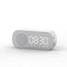 Bluetooth Speaker Digital Alarm Clock - LED Mirror Display, FM Radio, Weather Forecast, Dual High Volume Alarm (Suitable For Deep Sleepers), HiFi Subwoofer, USB Charging, Perfect Gift For Birthday, Graduation, Home, Office Decor - Multicolor - View 10
