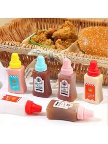 Mini Sauce Flasche Plastik Quetschflasche Japanischer Stil Quetsch Sauce Flasche Tragbare Spenderflasche Sojasauce Flasche
