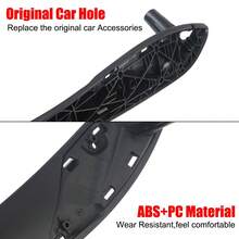 Car Inner Handle Door Panel Pull Trim Cover Black Front Rear Left/Right Interior Door Handles For BMW F30 F80 F31 F32 F34 F35