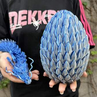 3D Printed Dragon Egg Decor Set, 3pcs, Home Decoration, Desktop Display, Halloween, Christmas Gift, Suitable For Any Occasion, Birthday Present, 3D Printed Dragon Egg, 3D Printed Statue Ornament