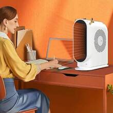 RAF 宿舍及家用取暖器，喇叭形取暖器，小型热风扇，桌面暖手宝，立式取暖器，办公桌面热风扇，情人节及圣诞节礼物折扣 - 英規插(220-240V) - 查看 3