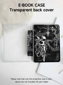 哥特式深色风格保护壳，兼容 iPad 10.2 英寸 2021/2020 iPad 第 9/8 代，兼容三星 Galaxy Tab A8 10.5 英寸 2022，兼容华为 Matepad 10.4/Tab，带笔架，支持自动睡眠/唤醒盖，时尚保护壳 - 彩色 - 查看 9