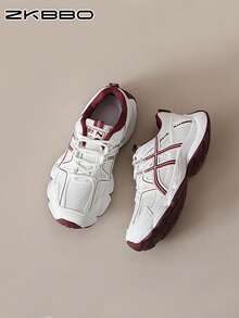 ZKBBO 女士舒适简约圆头休闲运动鞋，适合健身、跑步、运动、网球等四季穿着