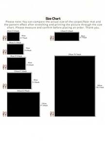 1pc Black & Gray Faux Fur Rug, Soft & Washable Bedroom Or Living Room Floor Mat, Rectangular Shape, Comfortable & Fashionable Home/Living Room Decor, Girls Bedroom Carpet, Fluffy & Cozy Winter Rug, Best Winter & New Year Gift - Multicolor - View 3