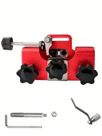 便携式链锯磨刀工具，链锯磨刀套件，快速链锯磨刀工具，手摇便携式链锯链条研磨机，电动链锯锉刀/磨刀配件，适用于各种链锯