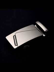 15种几何形状可选男士自动机械皮带扣 - 銀灰色 - 查看 21