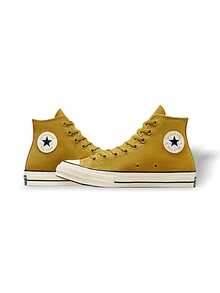 Converse Giày thể thao Chuck70 Hi Hidden Trail cho nam thấm hút mồ hôi thoáng khí đa năng logo chắc chắn đàn hồi tốt dễ giặt nhanh khô thể thao ngoài trời hàng ngày đi học nam màu vàng nhạt A05598C - nghệ - Xem 4