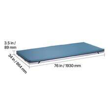 Hospital Bed Mattress, 300 Lbs Load, Long Term Care Pressure Redistribution Medical-Grade Dual Layer Foam Mattress, Waterproof For Bedsore Treatment Nursing Homes And Home Care, 34 X 76 X 3.5 In - 34 X 76 X 3.5 Inches - View 10
