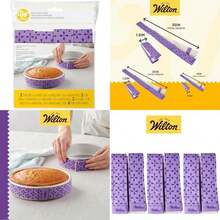 Wilton 415-0795 Juego de tiras para hornear nivelado, 2 piezas(Paquete de 6) - Tipo 2 - Ver 1