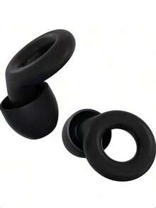 1 paire de bouchons d'oreille en silicone électroplaqué, haute fidélité avec annulation du bruit, convient pour le travail et les personnes sensibles au bruit, livré avec un étui de rangement et 4 tailles (XS, S, M, L) Bouchons d'oreille anti-bruit, meilleur cadeau pour les festivals et Noël - Multicolore - Voir 7