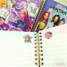 Mattel 1 Pc KPOP Witch Girl A5 Spiral Notebook, Comes With Boy Band Merchandise, Suitable For Taking Notes In Class And Writing Diary, Also Can Be Given As Birthday Gift To Friends And Family (Random Version) - Multicolor - View 4