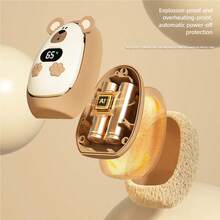 OBOVAY Mini Hand Warmer USB Hand Warmer Smart Hand Warmer Digital Hand Warmer Portable For Winter Outdoor Traveling,1200mAh - Random Color - View 9