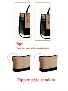 Ensemble de sacs de plage pour femme, imprimé plage, grand sac à main et deux trousses de maquillage, sac de voyage pour vacances, week-end, court séjour, cadeau d'anniversaire personnalisé pour une amie, idéal pour un mariage, un anniversaire, des vacances, un cadeau idéal pour les femmes, les mamans, les enseignantes, les amies, les demoiselles d'honneur, les étudiantes, la rentrée scolaire, un cadeau pour la meilleure amie, un souvenir de la mariée (avec foulard).