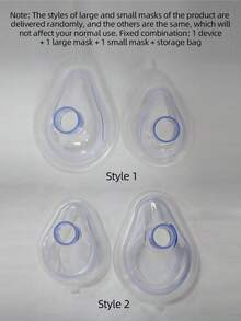1 dispositivo + 1 máscara grande + 1 máscara pequeña + bolsa de almacenamiento, dispositivo antiahogo, dispositivo de rescate por ahogo para adultos, dispositivo portátil de succión de vías respiratorias, dispositivo de Heimlich para kit de primeros auxilios en el hogar y viajes