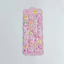 Weiche & süße Tier-Hintern Aufkleber, 3D Cartoon Bubble Aufkleber, dekorative Aufkleber für Handyhüllen, Scrapbooking, DIY Basteleien, Weihnachts-/Erntedank-/Geburtstaggeschenke für Kinder