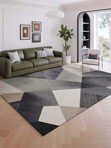 奢华时尚风格室内装饰大地毯，珍珠绒材质，底部可水洗，适用于客厅、沙发、卧室、床边防滑垫、餐厅厨房、办公椅垫、玄关门垫、户外野餐垫、户外露营毯。 - 多色(1) - 查看 1